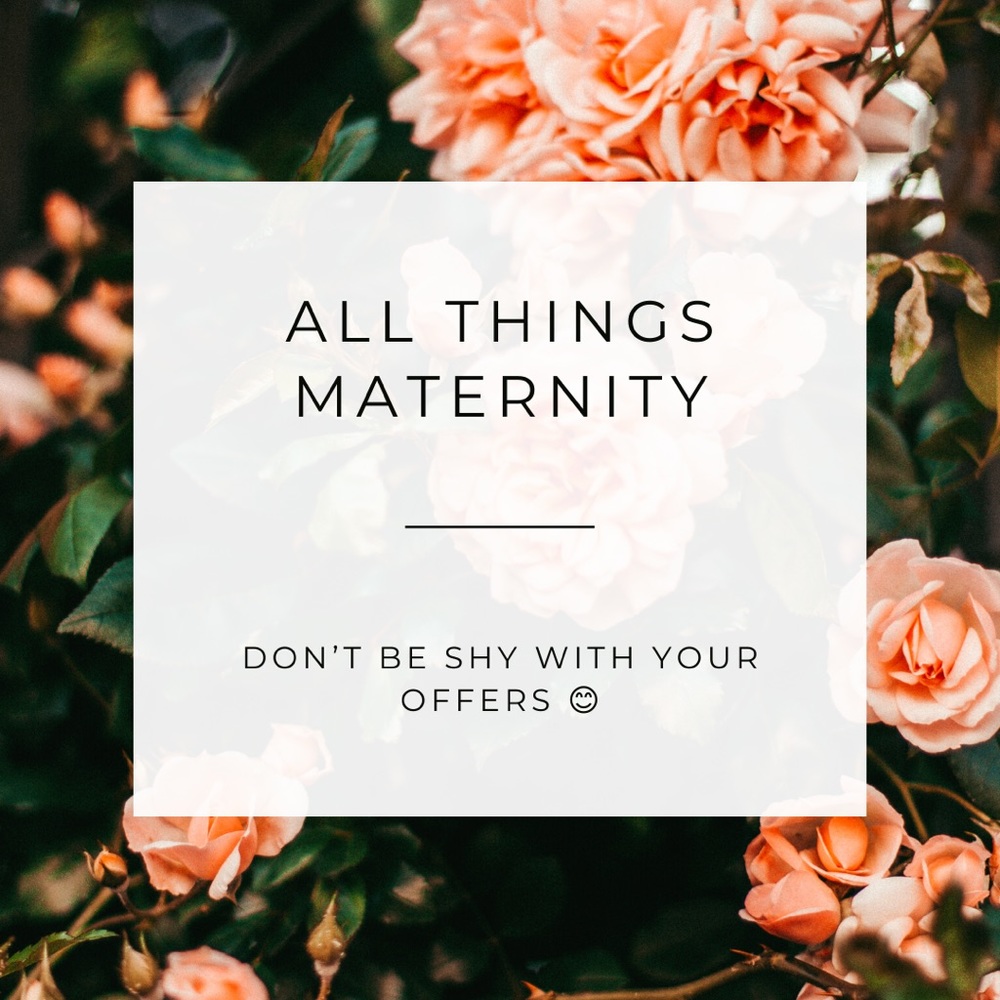 Maternity clothes! Different sizes